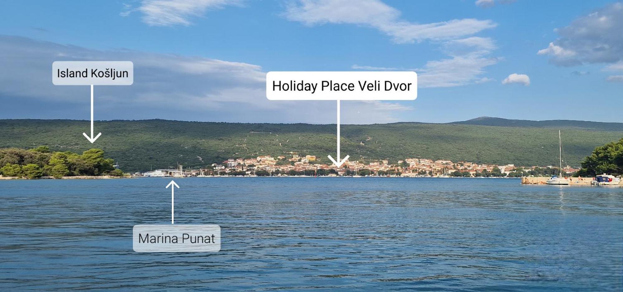 Holiday Place Veli Dvor - Vacation House With Private Garden In Old Town Punat Exterior foto